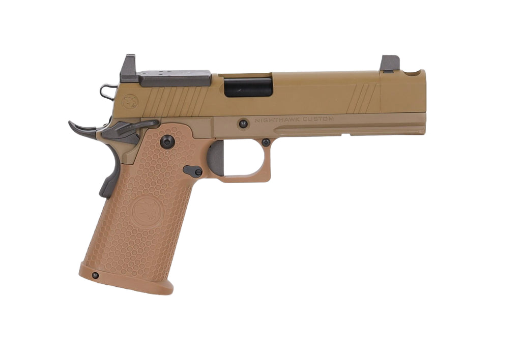 Nighthawk Custom Sand Hawk GBB Pistol (Optics Ready/Suppressor Ready) – Tan