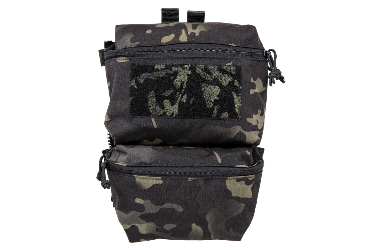 Back panel with MOLLE system for V5 PC Wosport MultiCam tactical vest Black