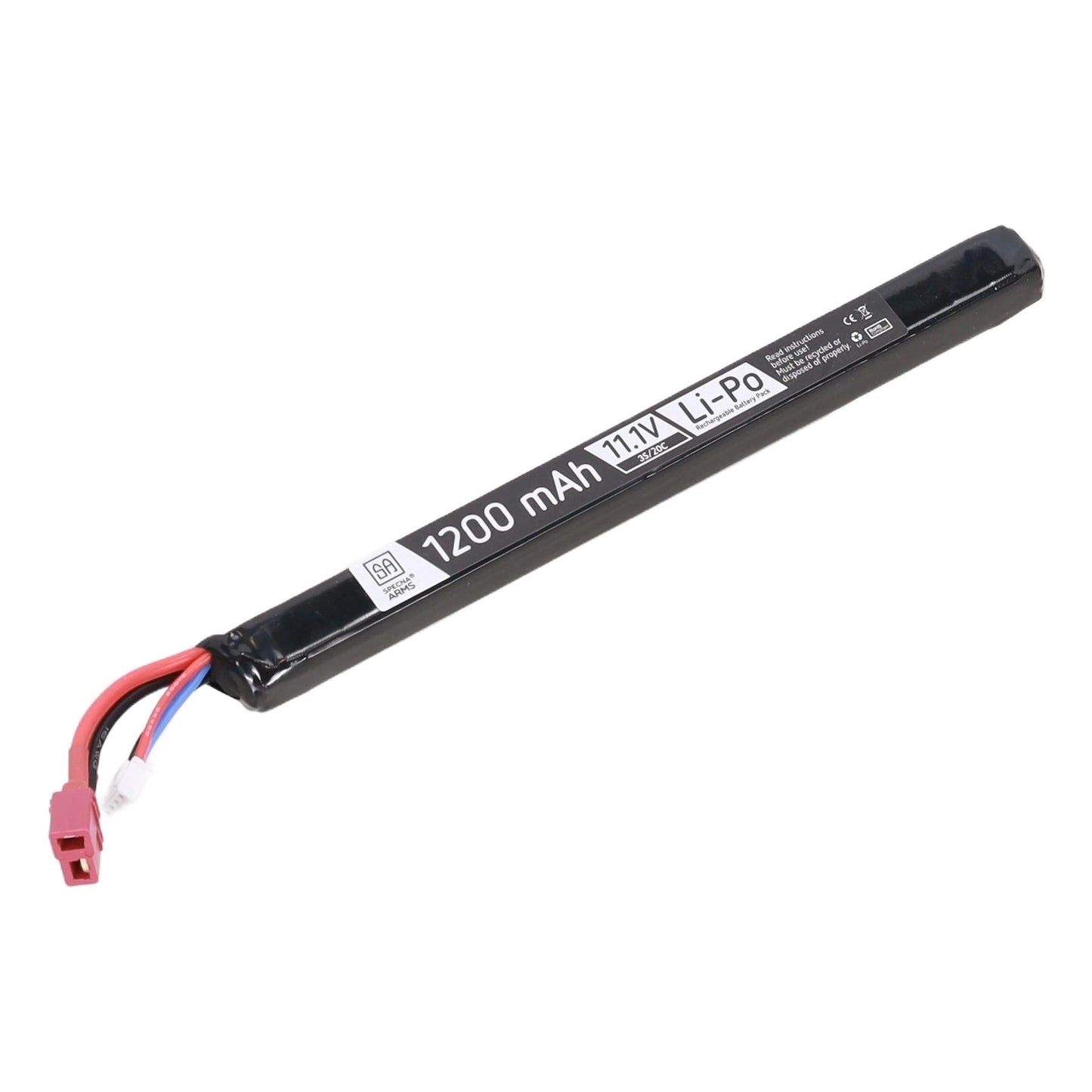 [SPE-06-049128] Specna Arms 11.1V 1200mAh 20/35C LiPo battery for the T-Connect AK replica magazine cover
