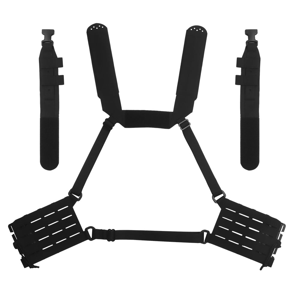 Wosport ARC Black Chest Rig Set