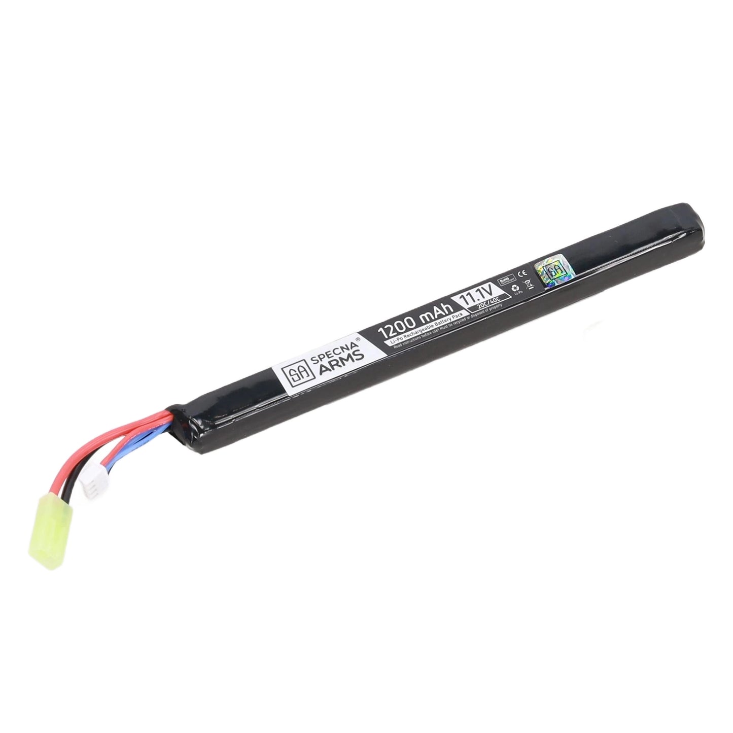 [SPE-06-048854] Specna Arms 11.1V 1200mAh 20C/40C LiPo battery for the Tamiya mini AK replica magazine cover