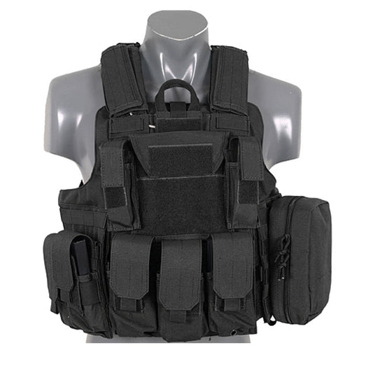 8 Fields Tactical Combat Vest Fully Loaded Black