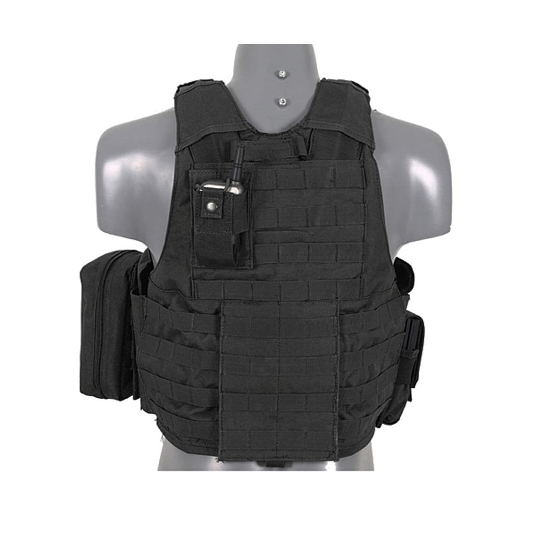 8 Fields Tactical Combat Vest Fully Loaded Black – ForAirsoft