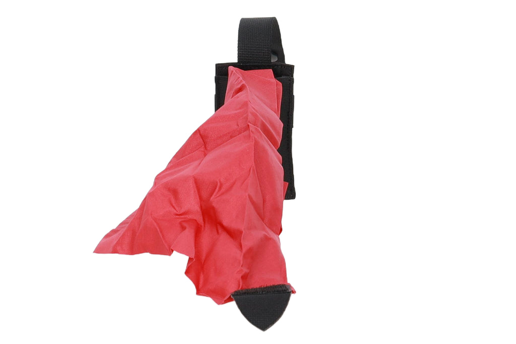 SATAC pouch with red hit marker
