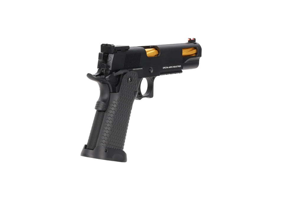Specna Arms Hi-Capa SA-VGP07 VAPOR GBB Pistol - Black and Gold