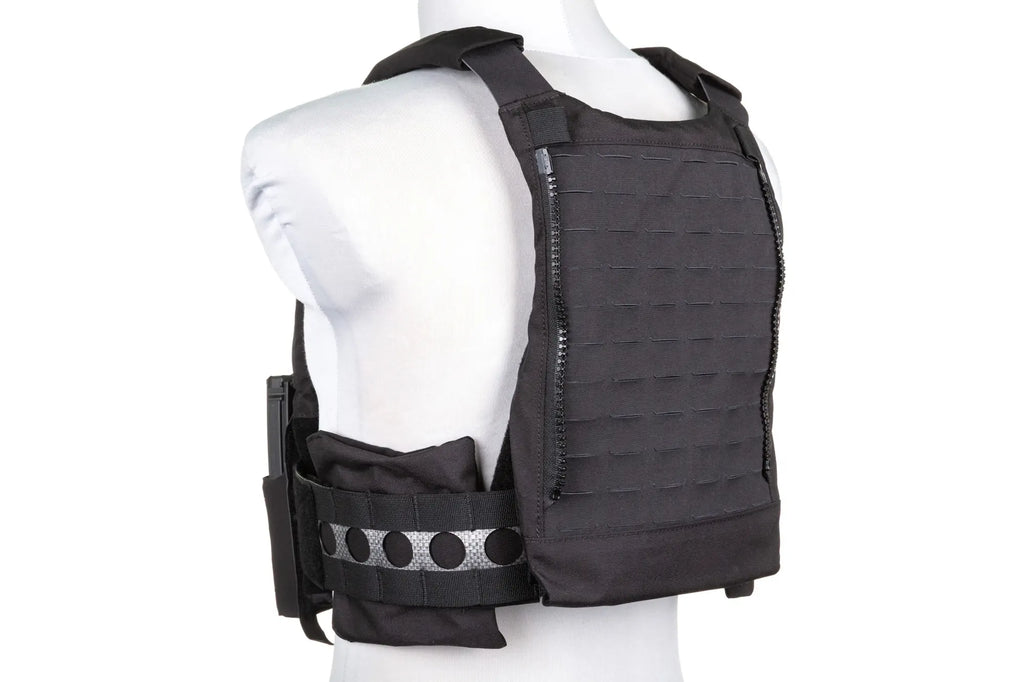 Wosport VE-75 Plate Carrier Tactical Vest Black