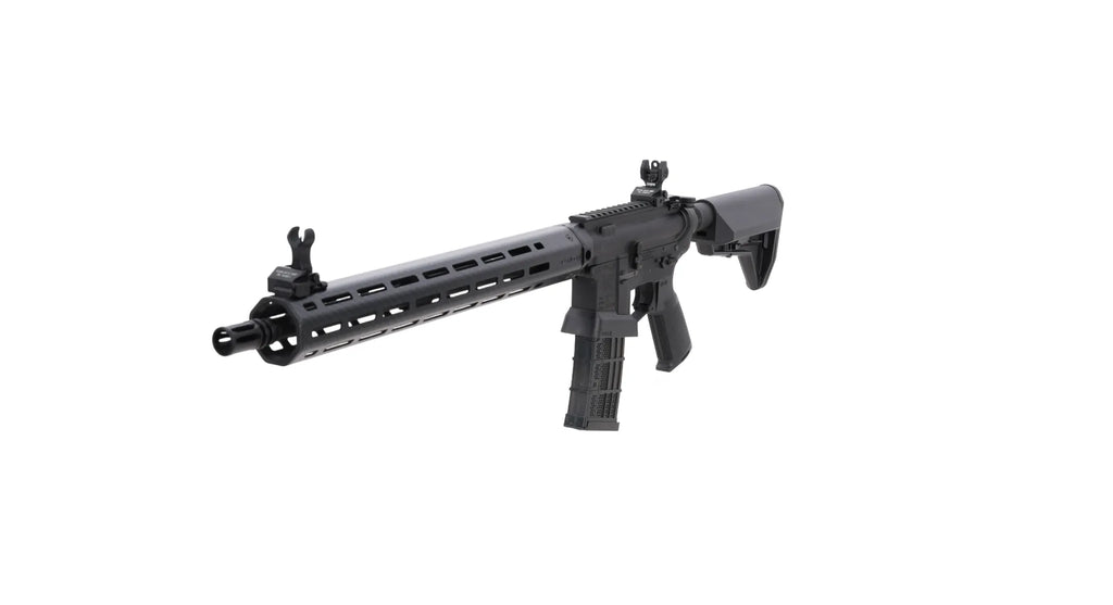 King Arms x Lancer Systems airsoft Carbine L15 LCH7 15" Faux Carbon Black