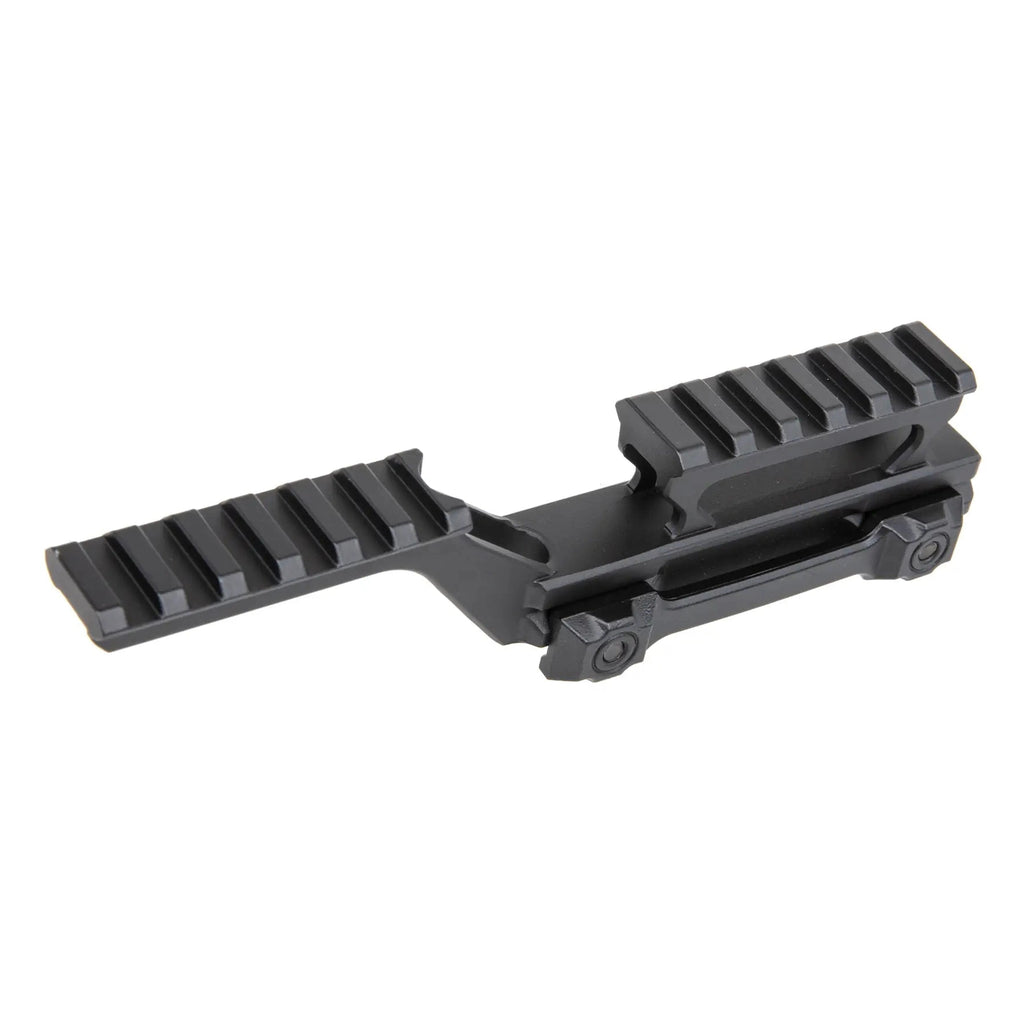 Medium RIS Wosport mount for collimators and PEQNGAL devices Black