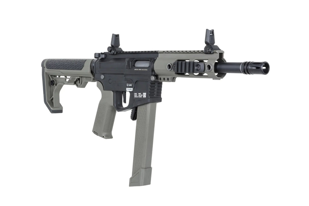 Specna Arms M4/AR15 SA-FX01 FLEX Gen.2 9" AEG Assault Rifle – Olive Green