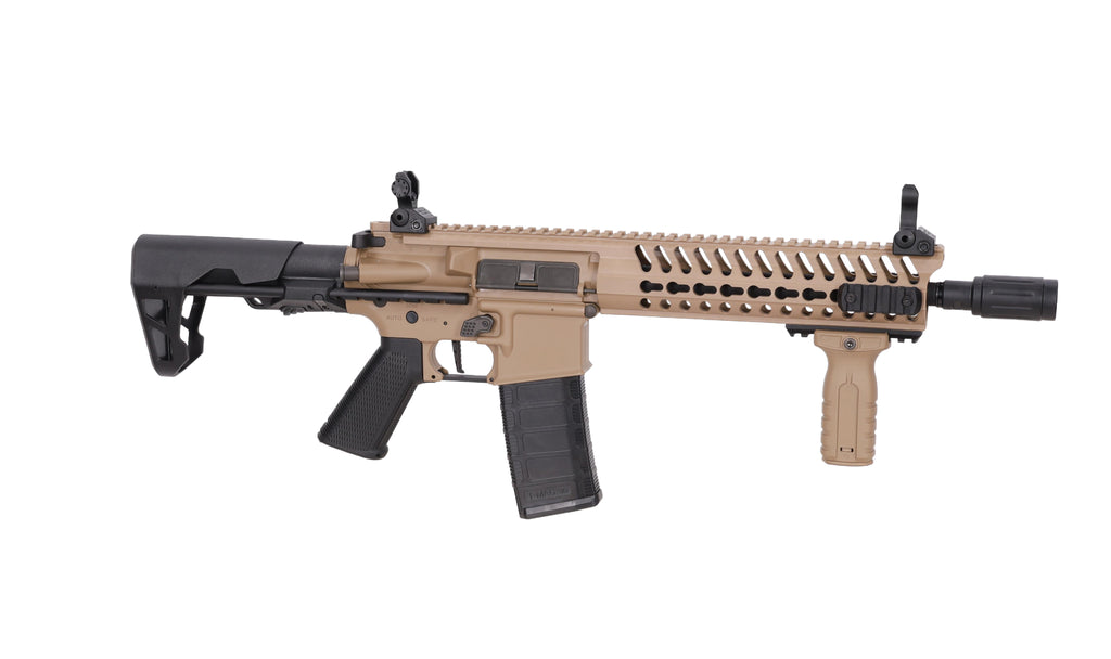 King Arms M4 Striker Keymod CQB Ultra Grade II Flat Dark Earth airsoft Carbine