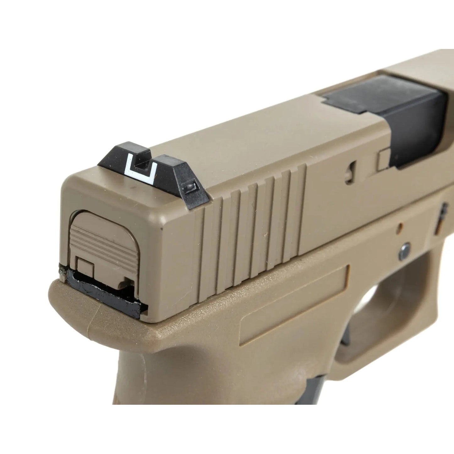 [EIC-02-046380] E&C EC-1201 Tan airsoft pistol