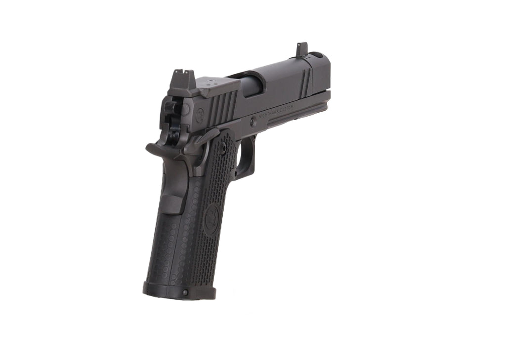 Nighthawk Custom TRS Comp GBB Pistol (Optics Ready/Suppressor Ready) – Black