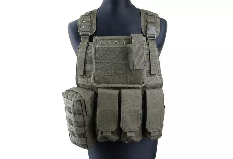 MBSS-style tactical vest – olive