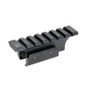 B-18 top mounting rail for AKS-74U replicas Black