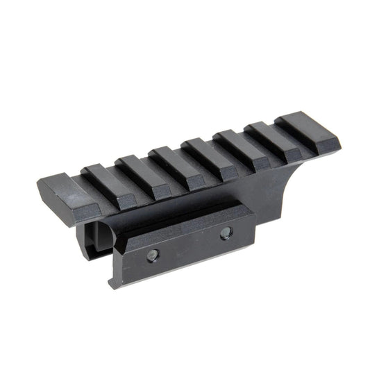 B-18 top mounting rail for AKS-74U replicas Black
