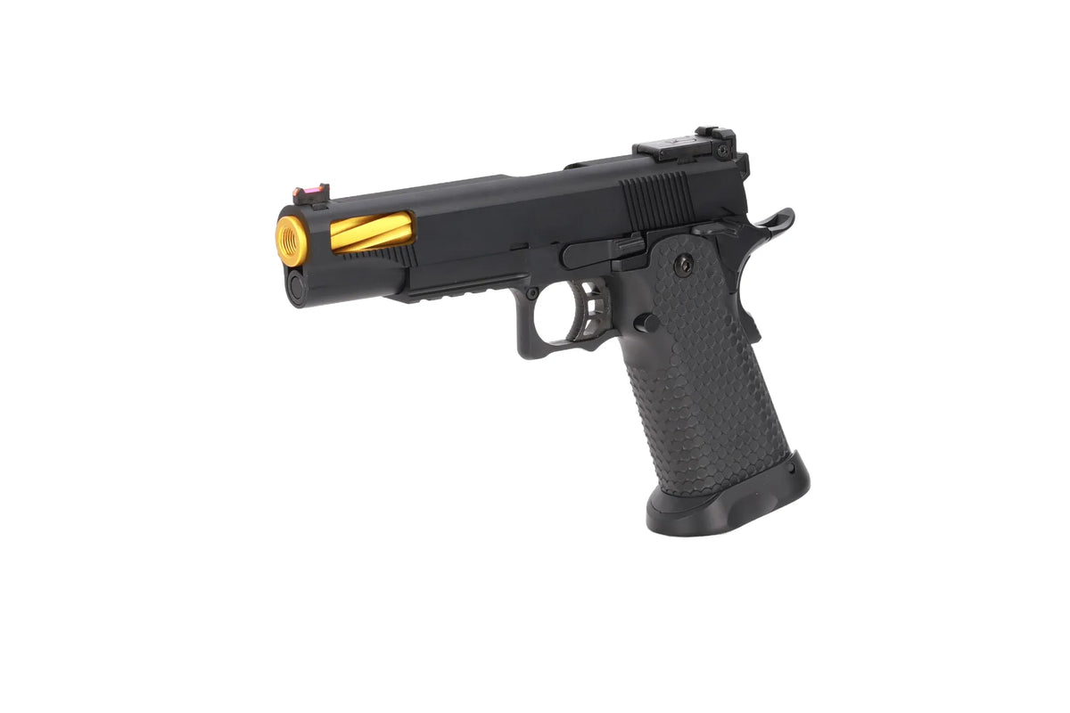 Specna Arms Hi-Capa SA-VGP07 VAPOR GBB Pistol - Black and Gold