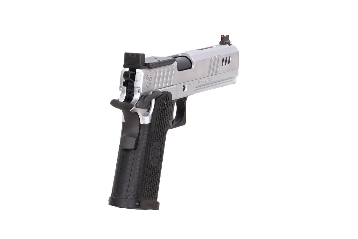 Nighthawk Custom BDS9 GBB Pistol (Optics Ready) – Silver