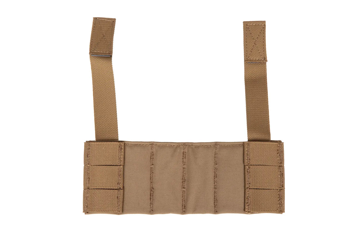 Additional Molle panel for Wosport Chest Rig waistcoats Coyote Brown