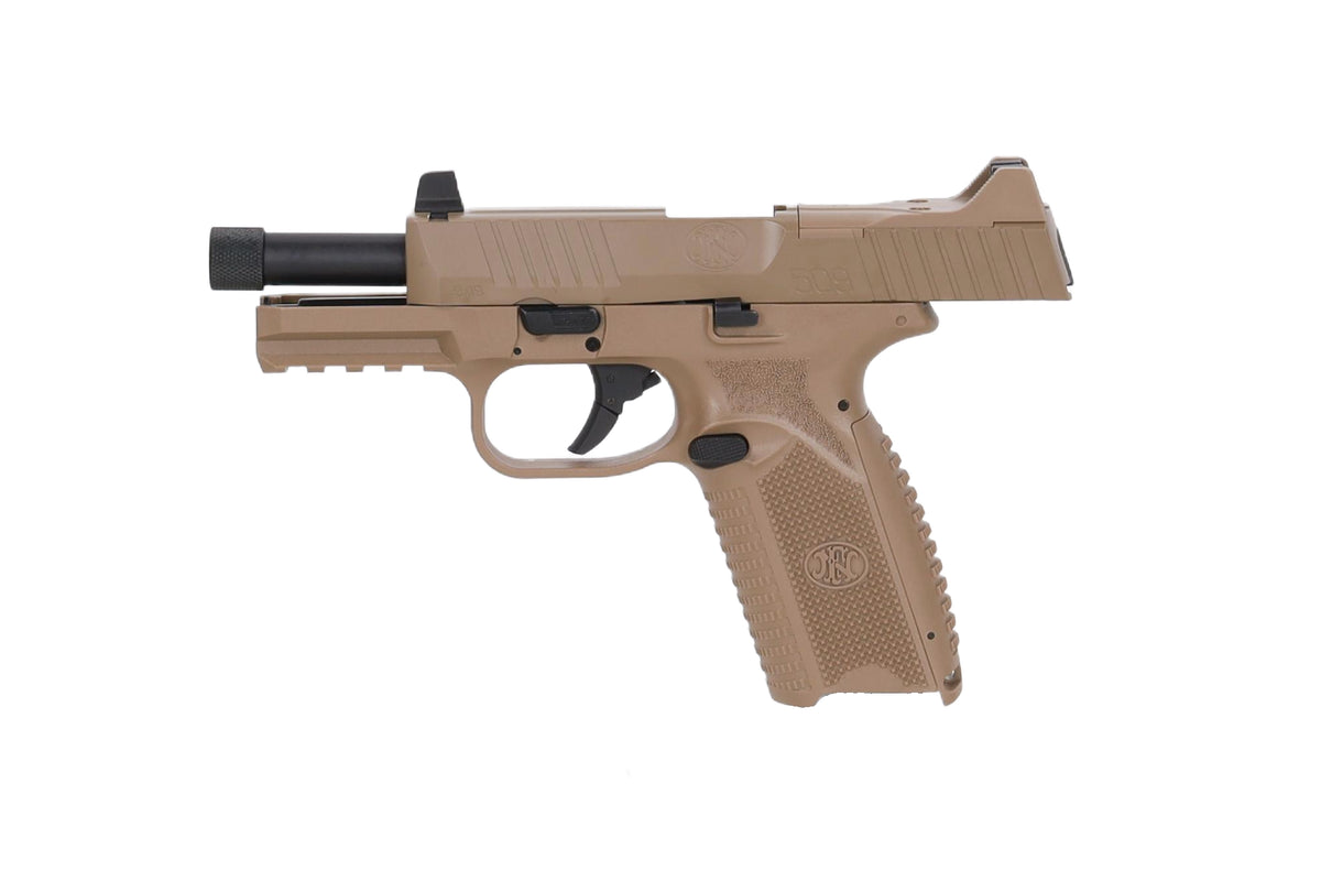 FN Herstal x Cybergun FN 509 GBB Pistol (Optics/Suppressor Ready) – Flat Dark Earth