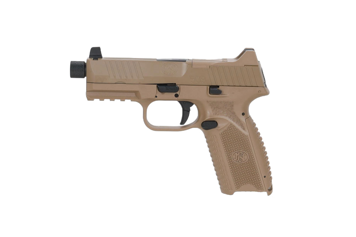 FN Herstal x Cybergun FN 509 GBB Pistol (Optics/Suppressor Ready) – Flat Dark Earth