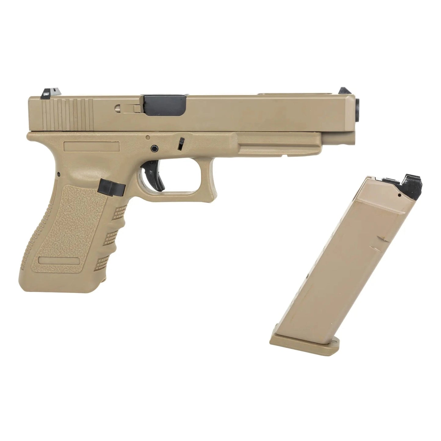 [EIC-02-046380] E&C EC-1201 Tan airsoft pistol