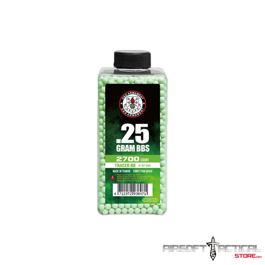 BB’s .25g 2,700rds (Color: Green) Tracer by G&G Armament