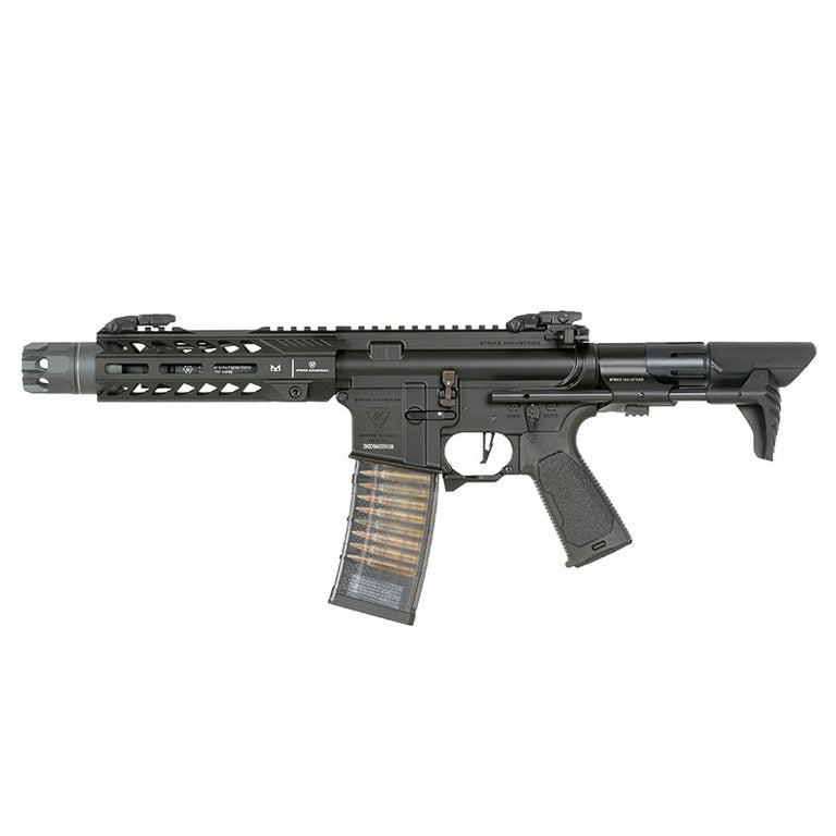 Strike Industries 7" Raider CQB CGS Lightning Series GBBR Replica - Black [EMG]