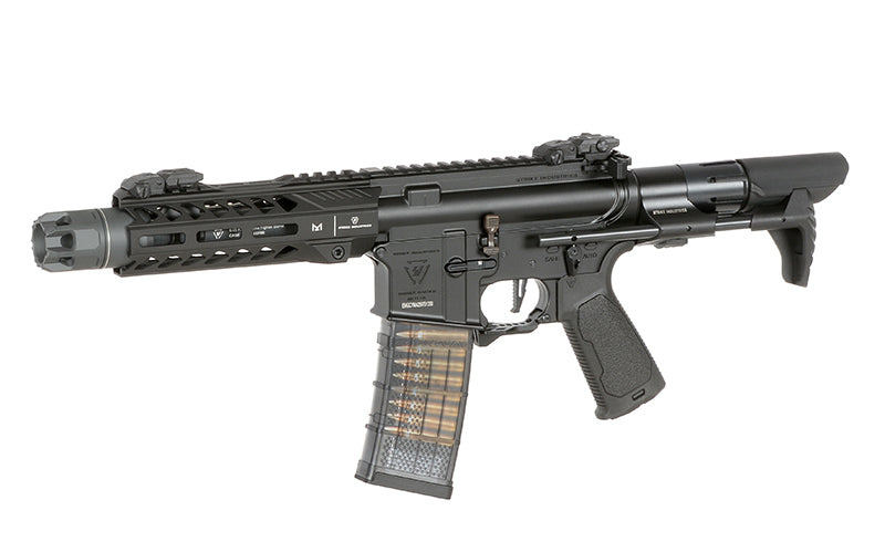 Strike Industries 7" Raider CQB CGS Lightning Series GBBR Replica - Black [EMG]