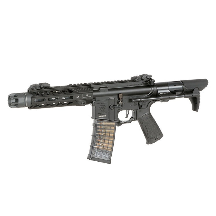 Strike Industries 7" Raider CQB CGS Lightning Series GBBR Replica - Black [EMG]