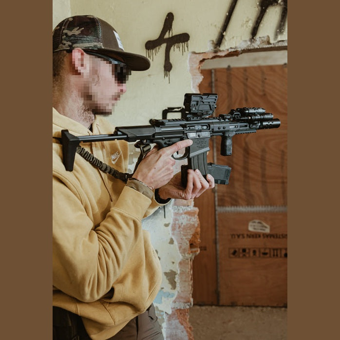 Noveske N4 Ghetto Blaster 10.5" MWS Gen3 Gas BlowBack rifle - Sniper Grey [EMG]