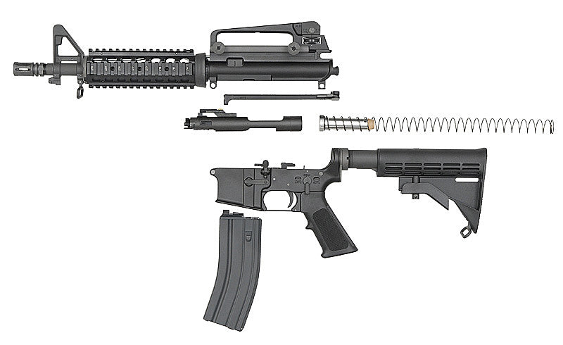 M4 CQB GBBR Airsoft Rifle V3 - black [WE]