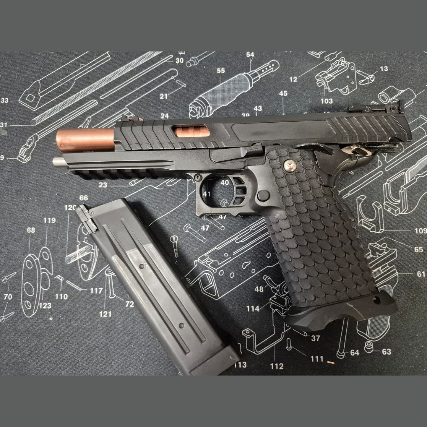 USED East Crane airsoft pistol EC-2102 Black