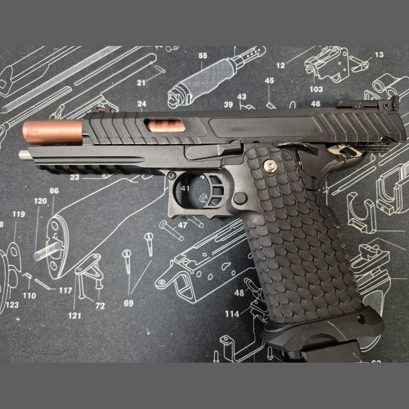 USED East Crane airsoft pistol EC-2102 Black
