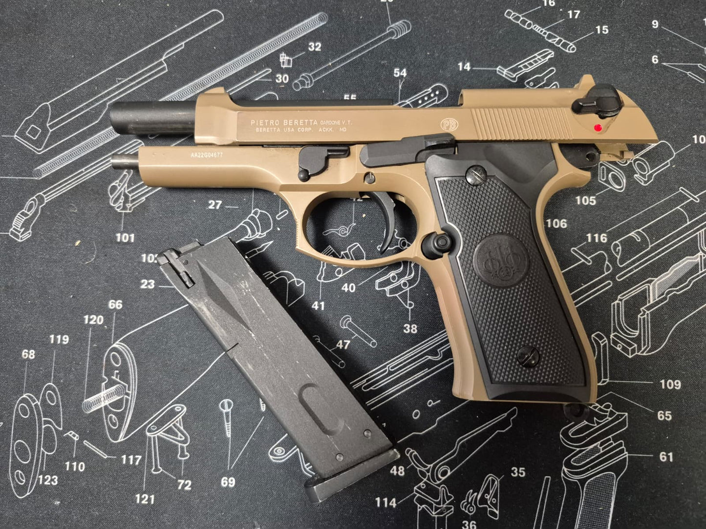 USED Beretta MOD 92 DES