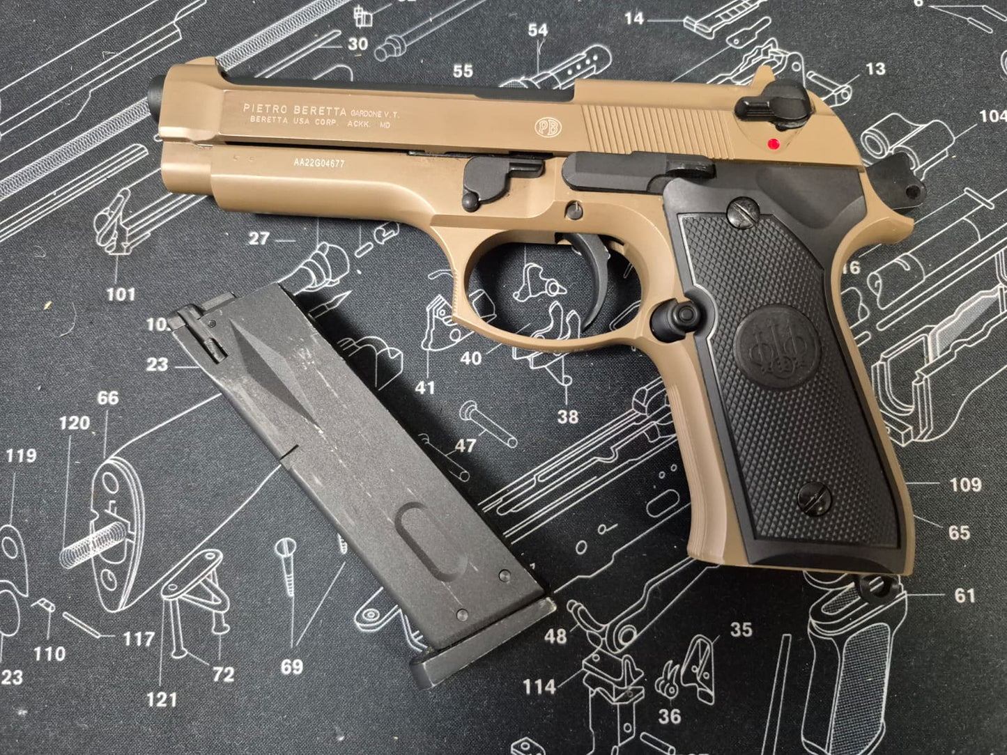 USED Beretta MOD 92 DES