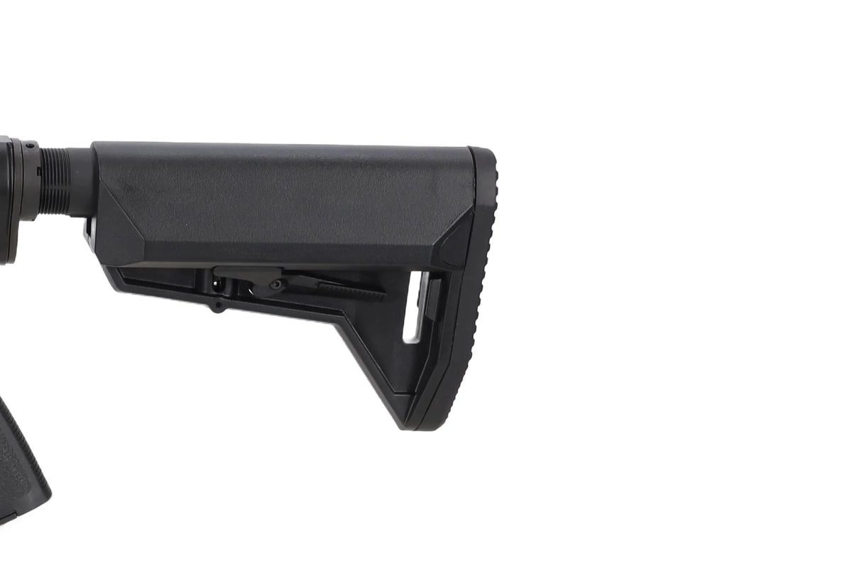 King Arms x Lancer Systems airsoft Carbine L15 LCH7 8" Real Carbon Black
