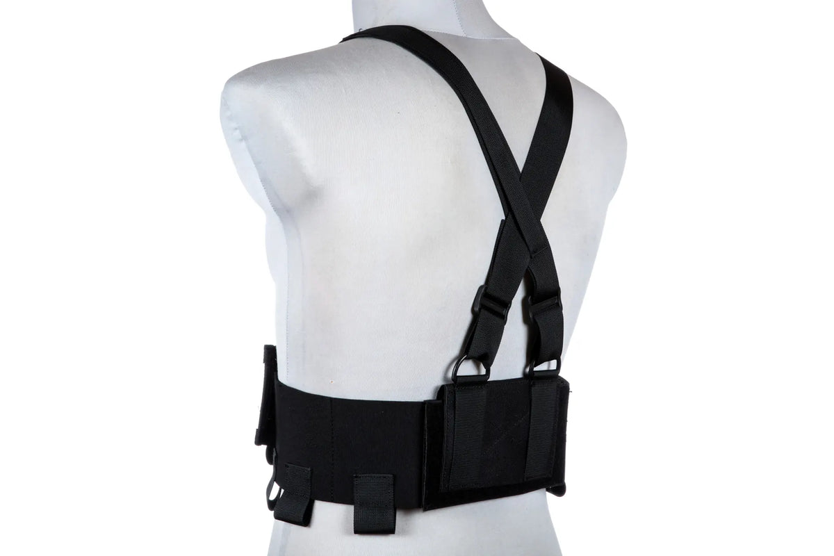 Low-Vis Chest Rig - Black