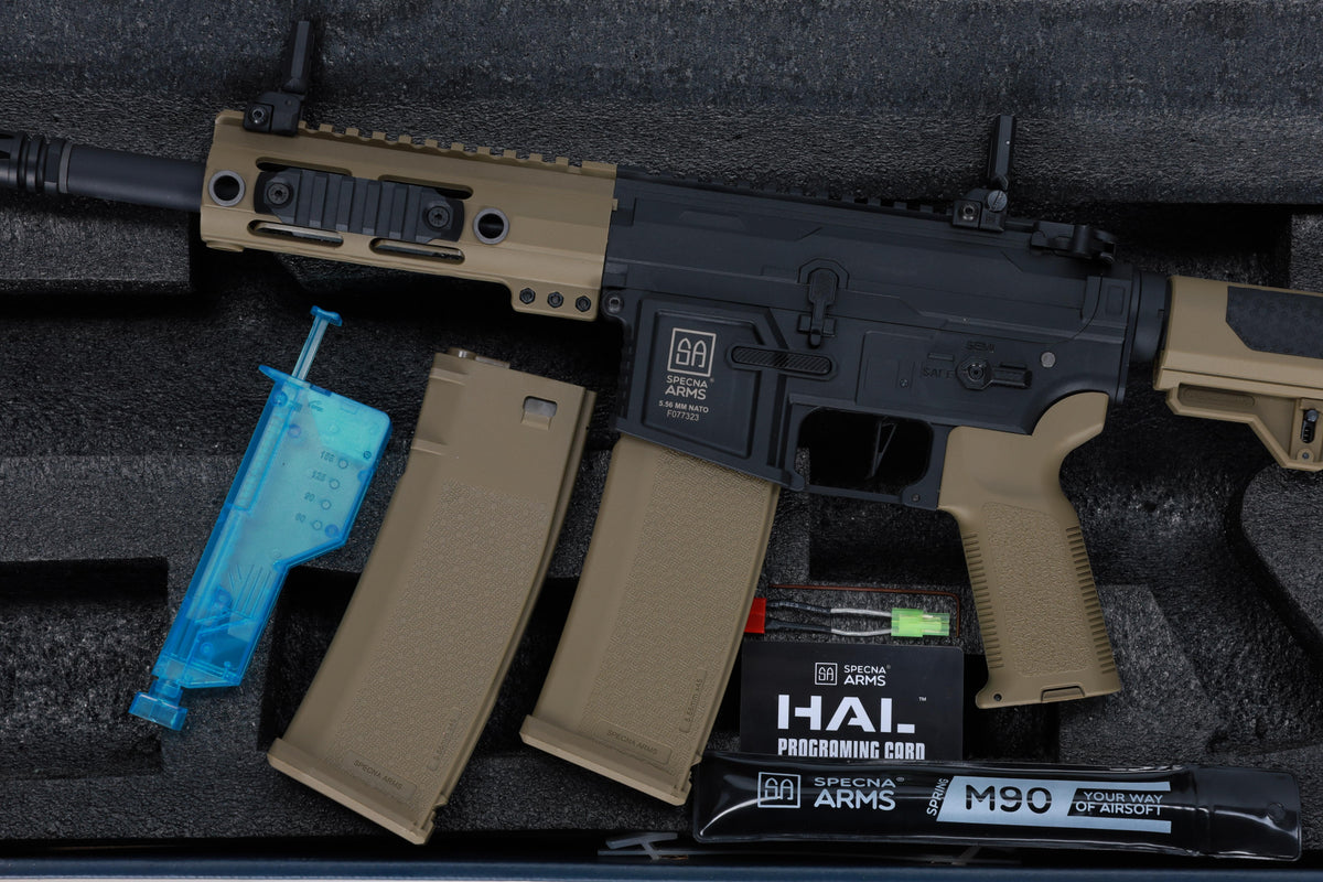 Specna Arms SA-F04 FLEX™ Gen.2 BLDC™ HAL ETU™ Half-Tan airsoft Carbine