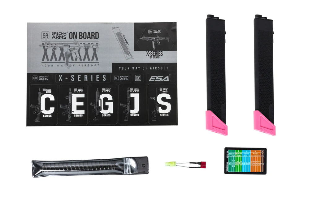 Specna Arms SA-FX01 FLEX™ Gen.2 BLDC™ HAL ETU Pink airsoft Carbine