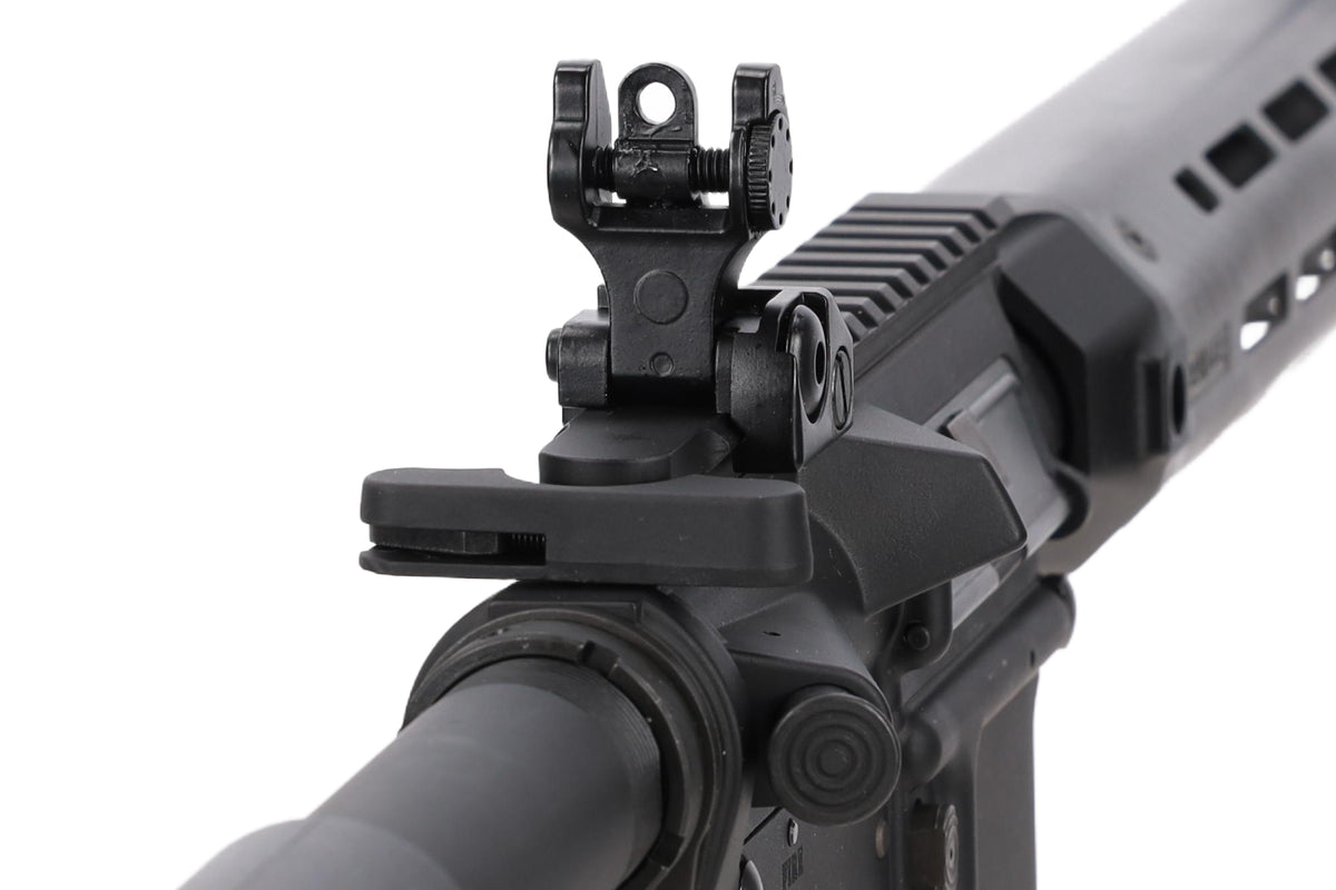 King Arms x Lancer Systems airsoft Carbine L15 LCH7 12" Real Carbon Black
