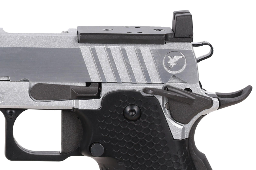 Nighthawk Custom BDS9 GBB Pistol (Optics Ready) – Silver
