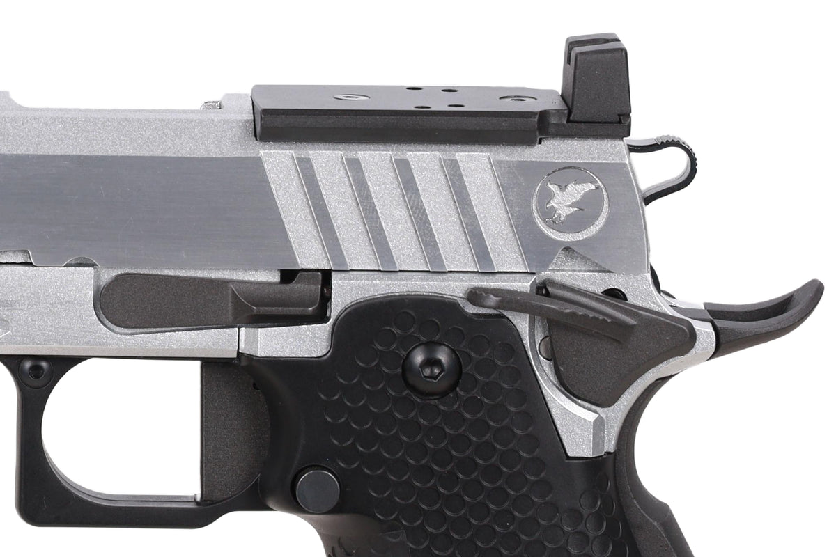 Nighthawk Custom BDS9 GBB Pistol (Optics Ready) – Silver