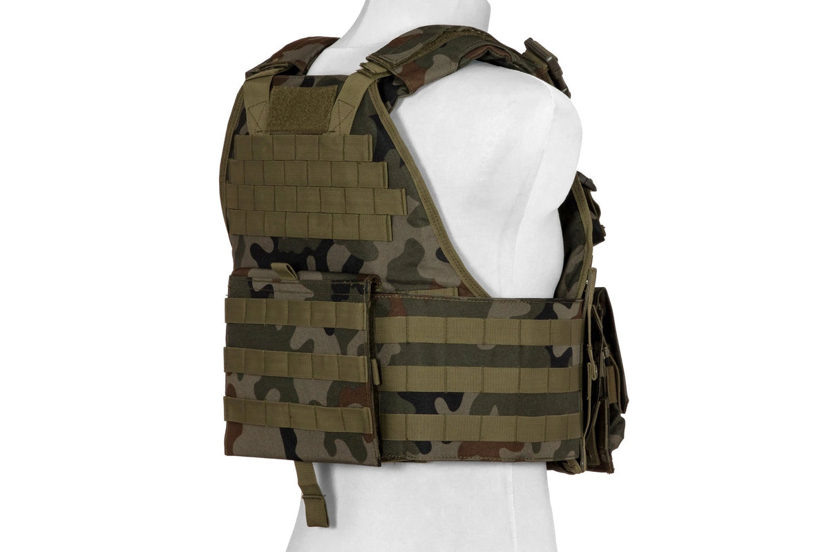 Plate Carrier Tactical Vest - WZ.93 Woodland Panther