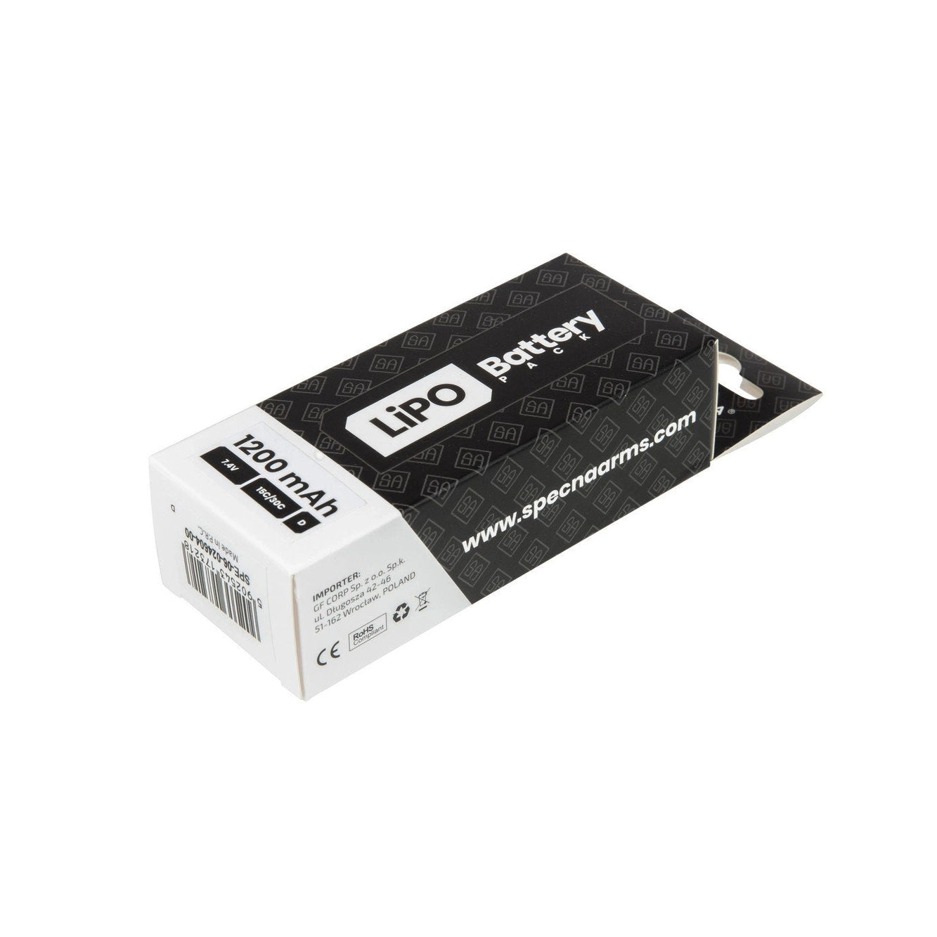 LiPo 7,4V 1200mAh 1530C Battery - T-Connect (Deans)