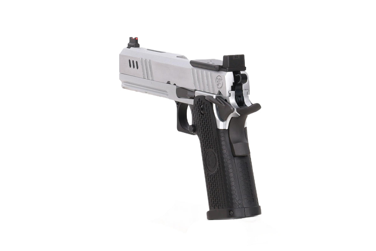 Nighthawk Custom BDS9 GBB Pistol (Optics Ready) – Silver