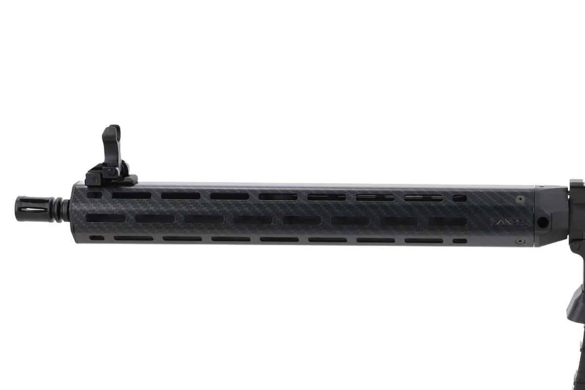 King Arms x Lancer Systems airsoft Carbine L15 LCH7 15" Faux Carbon Black