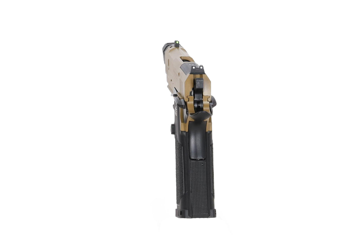 Arcturus Hi-Capa Vanguard 4.3" GBB Pistol (Optics Ready/Compensator) - Half-Tan