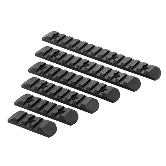 KeyModMLOCK Polymer Rail Set - Black [MP]