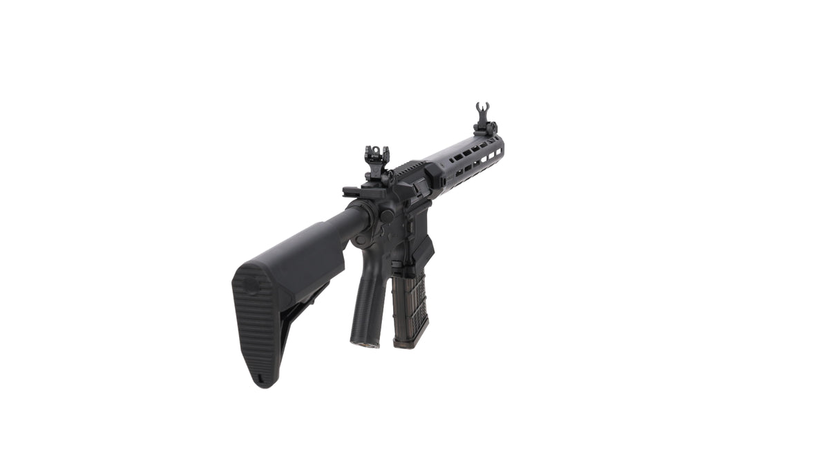 King Arms x Lancer Systems airsoft Carbine L15 LCH7 12" Real Carbon Black