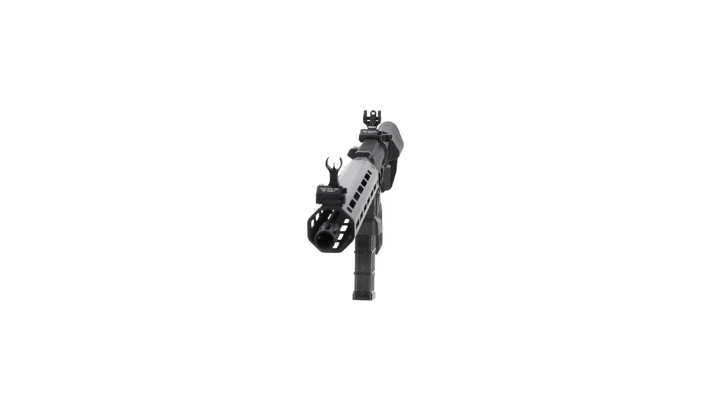 King Arms x Lancer Systems airsoft Carbine L15 LCH7 12" Faux Carbon Black
